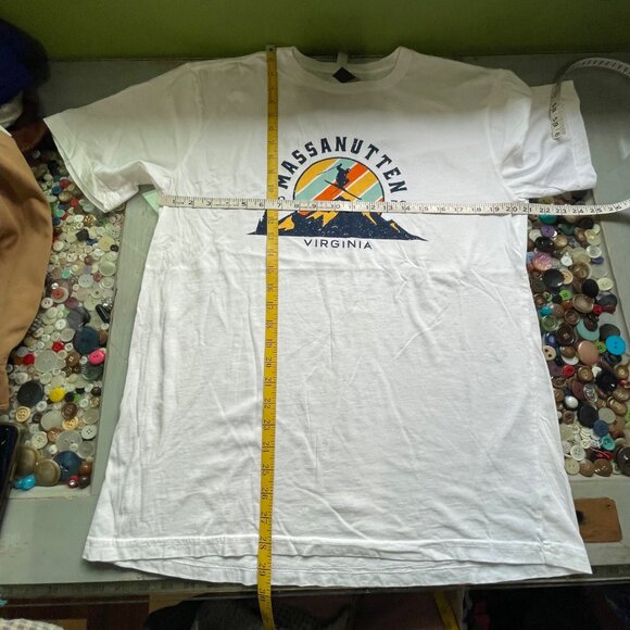 Ouray Pigment Dyed Short Sleeve TShirt Massanutten Virginia Cotton Size Large NE - Picture 7 of 7